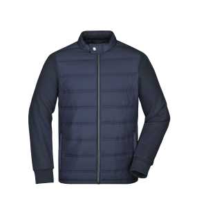 Pánska bunda (JN Mens Hybrid Sweat Jacket) > modrá (navy) > L