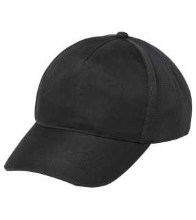 5 panelová šiltovka > čierna