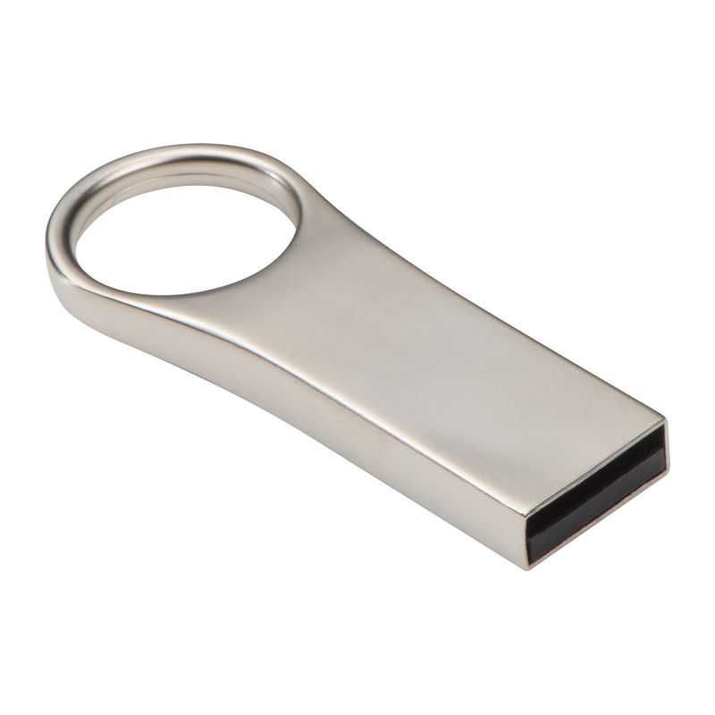 Kovový USB kľúč 4 GB > šedá