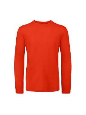 Pánske tričko(B&C Inspire LSL T /M) > červená(fire) > L