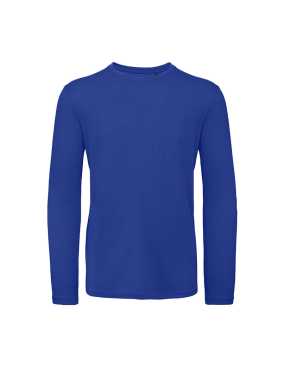 Pánske tričko(B&C Inspire LSL T /M) > modrá(cobalt) > 2XL