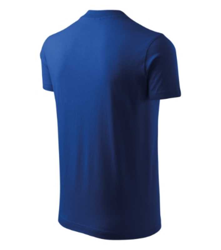 Unisex tričko (MALFINI V-neck 160) > modrá (kráľovská) > L
