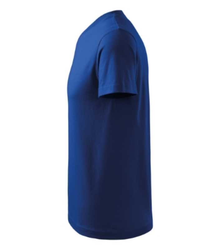 Unisex tričko (MALFINI V-neck 160) > modrá (kráľovská) > L