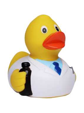 Kačička do vane (MBW Squeaky duck pharmacist) > viacfarebná