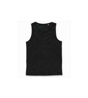 Pánske tielko (STEDMAN Active Sports Top) > čierna (opal) > M
