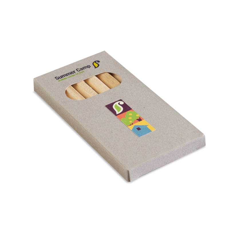 6 pasteliek v krabičke > viacfarebné