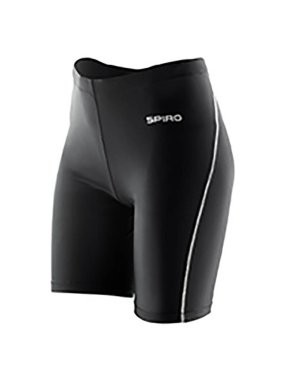 Dámske krátke nohavice (SPIRO LADIES BODYFIT BASE LAYER SHORTS) > čierna > XS/S