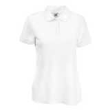 Dámska polokošeľa (FRUIT OF THE LOOM Lady-Fit 65/35 Polo) > biela > S