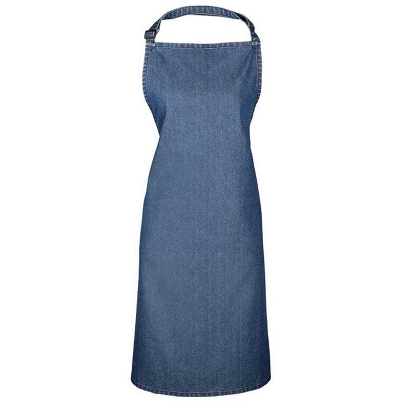 Unisex zástera (PREMIER COLOURS BIB APRON) > modrá (indigo denim)