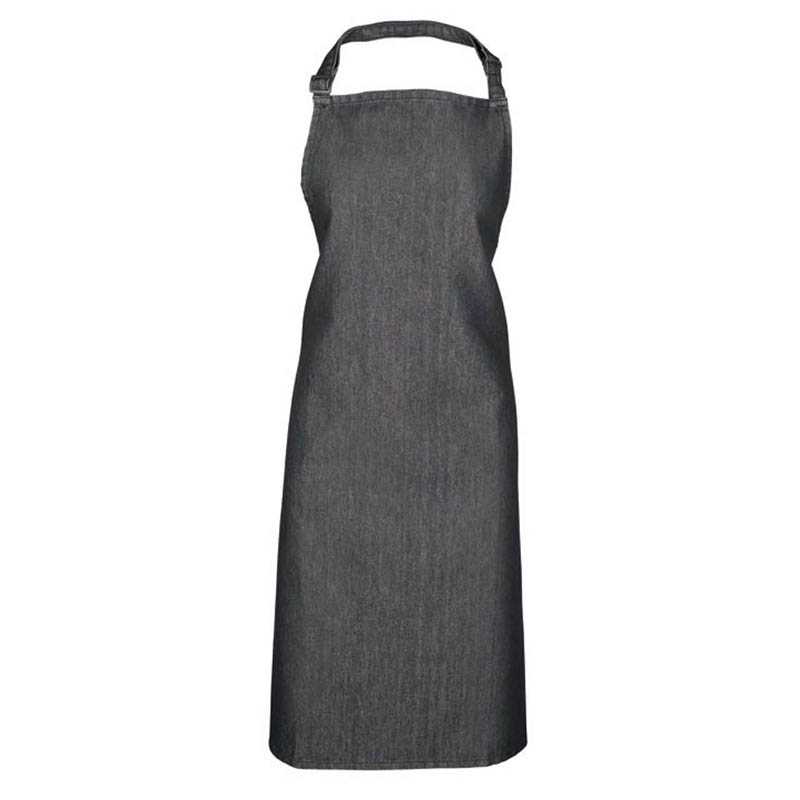 Unisex zástera (PREMIER COLOURS BIB APRON) > čierna (denim)