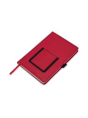 Zápisník A5 s dvomi vreckami  > červená