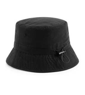Unisex klobúk (Beechfield Recycled Polyester Bucket Hat) > čierna > L/XL