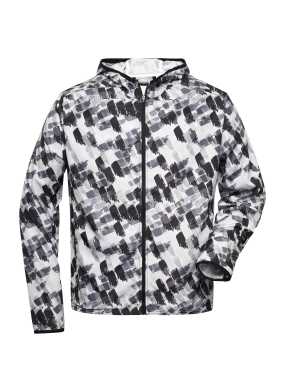 Pánska bunda (JN Mens Sports Jacket) > čierna (printed) > XL