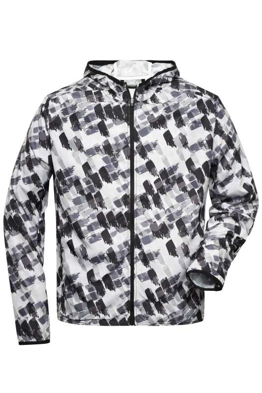 Pánska bunda (JN Mens Sports Jacket) > čierna (printed) > S