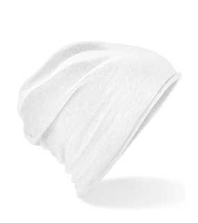 Unisex čiapka (Beechfield Jersey Beanie) > biela