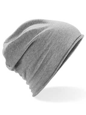 Unisex čiapka (Beechfield Jersey Beanie) > šedá (heather)