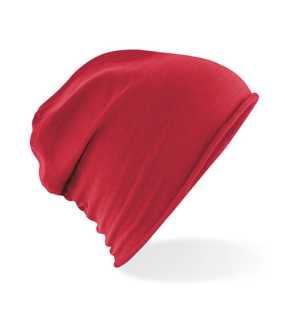 Unisex čiapka (Beechfield Jersey Beanie) > červená