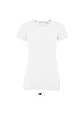 Dámske tričko (SOL'S MILLENIUM WOMEN - ROUND-NECK T-SHIRT) > biela > S
