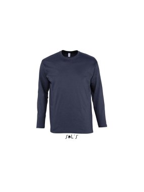Pánske tričko (SOLS MONARCH UNISEX LONG SLEEVE T-SHIRT) > modrá (navy) > L