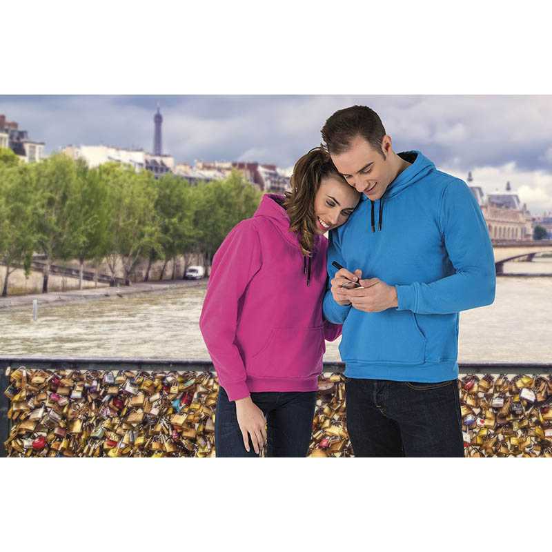 Unisex mikina (DENZEL) > ružová (magenta) / čierna > XS