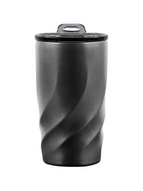 Termopohár z recyklovaného nerezu 400 ml > šedá (gun metal)