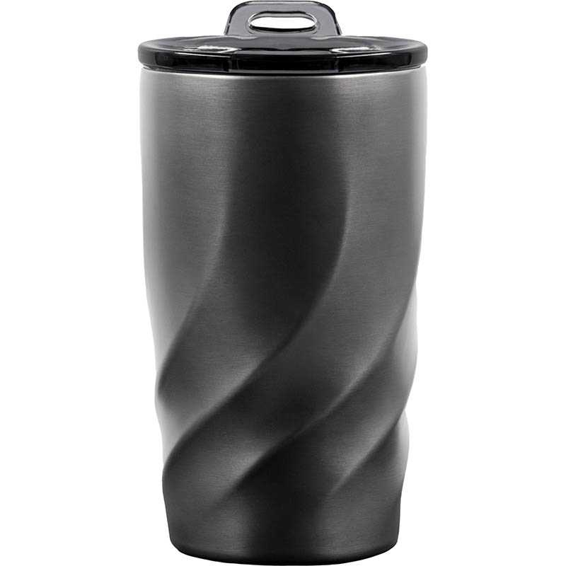 Termopohár z recyklovaného nerezu 400 ml > šedá (gun metal)