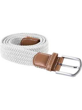 Opasok (K-UP"BRAIDED ELASTICATED BELT") > biela