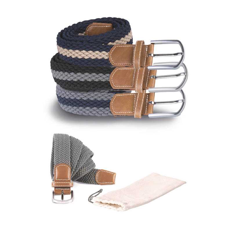 Opasok (K-UP"BRAIDED ELASTICATED BELT") > modrá (navy)