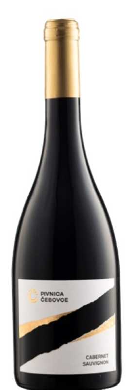 Pivnica Čebovce-Víno /Cabernet Sauvignon/červené suché, výber z hrozna, 2022,(0,75l)