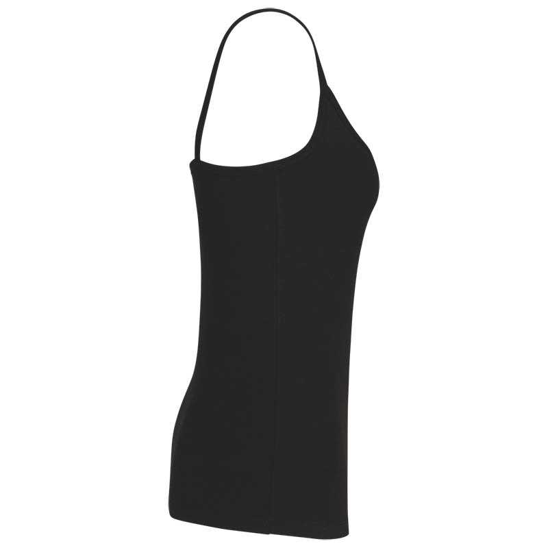 Dámske tielko (Kariban LADIES' STRAPPY TANK TOP) > čierna > M