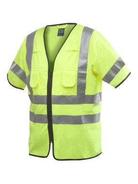 Reflexná vesta (PROJOB VEST EN ISO 20471 CLASS 3) > žltá / modrá (navy) > XL