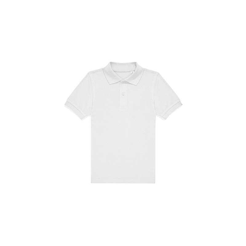 Detská polokošeľa (B&C MY POLO 180 /kids) > biela > 12/13