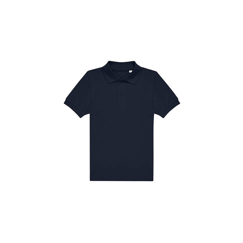 Detská polokošeľa (B&C MY POLO 180 /kids) > modrá(navy) > 5/6