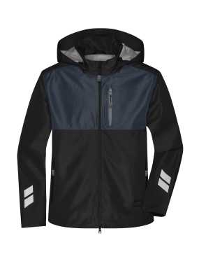 Pánska bunda (JN Hardshell Workwear Jacket) > čierna / šedá (carbon) > XL