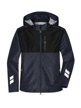 Pánska bunda (JN Hardshell Workwear Jacket) > šedá (carbon) / čierna > 5XL