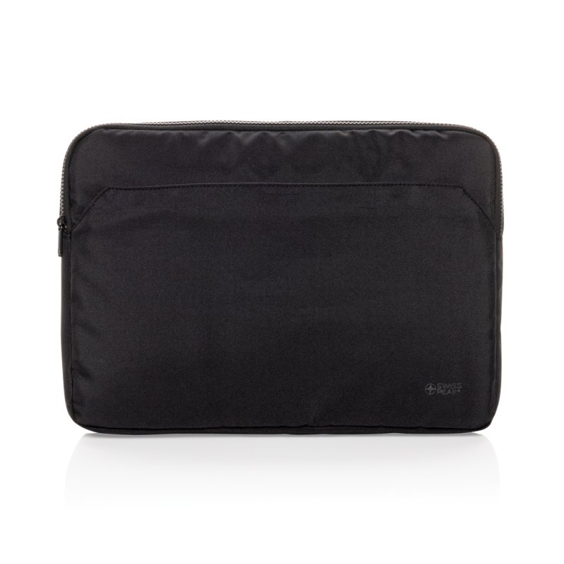 Obal na 15,6" notebook Swiss Peak Essential z RPET AWARE™ > čierna