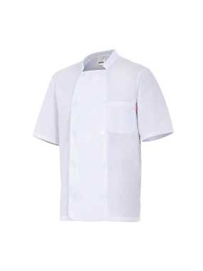 Pánske tričko (VELILLA SS POPLIN CHEF JACKET) > biela > L
