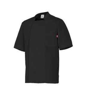 Pánske tričko (VELILLA SS POPLIN CHEF JACKET) > čierna > 2XL