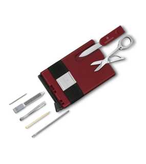 Vreckový nôž (Victorinox SwissCard Classic Smart) > červená
