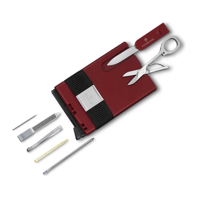 Vreckový nôž (Victorinox SwissCard Classic Smart) > červená