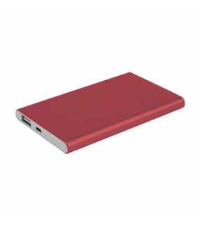 Power Bank-nabíjačka 4000 mAh > červená