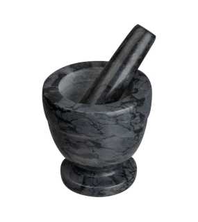 Mramorový kamenný mažiar > šedá (anthracite)