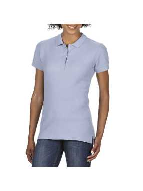 Dámska polokošeľa (GILDAN COTTON LADIES DOUBLE PIQUÉ POLO) > modrá (light) > M