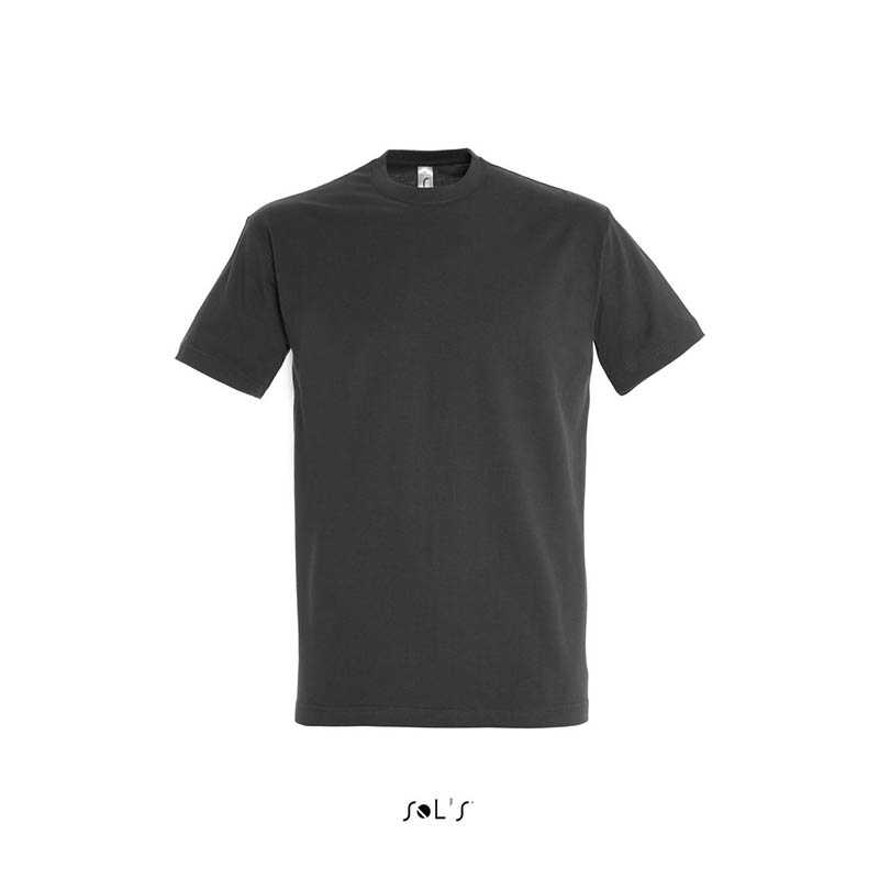 Unisex tričko (SOLS IMPERIAL UNISEX ROUND COLLAR T-SHIRT) > šedá (mouse) > 2XL