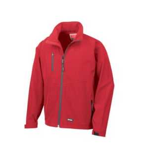 Unisex bunda (RESULT BASE LAYER SOFTSHELL JACKET) > červená > L