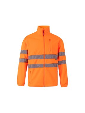 Pánska bunda (VELILLA HV FLEECE JACKET) > oranžová (hi-vis) > 5XL