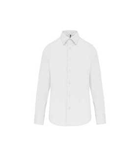 Pánska košeľa (KARIBAN MENS LONG SLEEVE SHIRT) > biela > M
