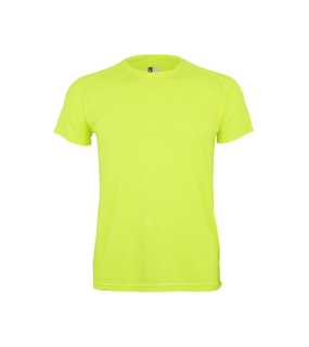 Detské tričko (MUKUA KIDS' SS TECHNICAL T-SHIRT) > žltá (fluor) > 12/14