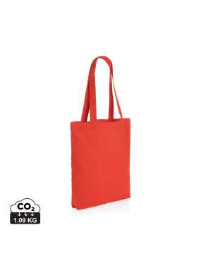Tote bag Impact z 285g recykl. canvas > červená