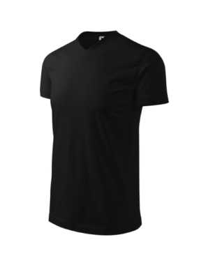 Unisex tričko (MALFINI Heavy V-neck 200) > čierna > 4XL
